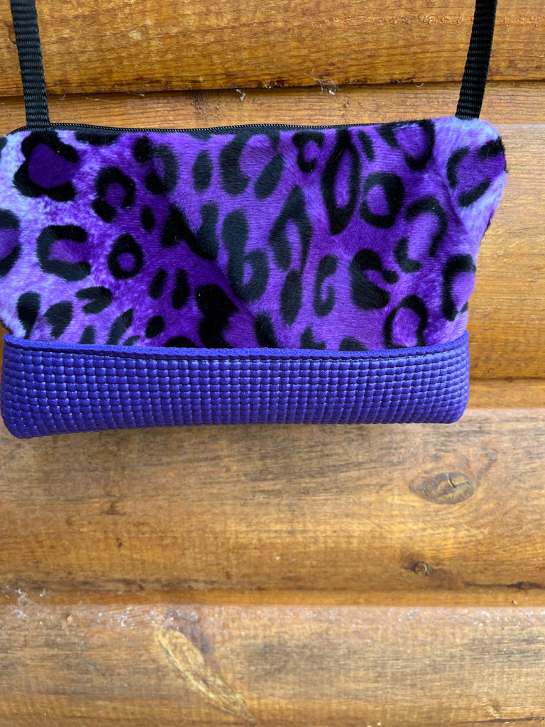 Purple Cheetah Print Purse